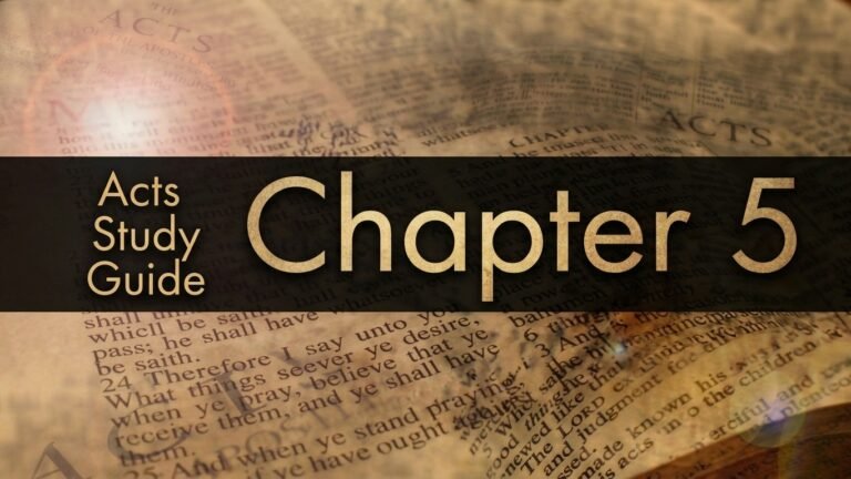 Acts Chapter 5Reading Plan
